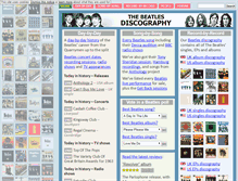 Tablet Screenshot of beatles-discography.com